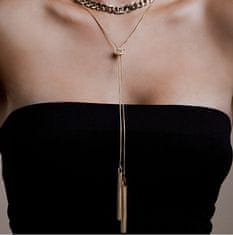 Liu.Jo Elegantna dolga ogrlica iz jekla Fashion LJ2649