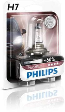 Philips Avtomobilska žarnica H7 12972VPB1, VisionPlus, 1 kos v paketu