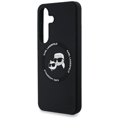 Karl Lagerfeld Originalen ovitek MagSafe Samsung Galaxy S25 Plus 5G - Heads - črn - KLHMS25MSKCHTCK