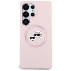 Karl Lagerfeld Originalen ovitek MagSafe Samsung Galaxy S25 Ultra 5G - Heads - roza - KLHMS25LSKCHTCP
