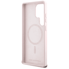 Karl Lagerfeld Originalen ovitek MagSafe Samsung Galaxy S25 Ultra 5G - Heads - roza - KLHMS25LSKCHTCP