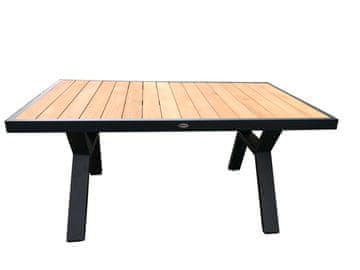 Rojaplast ROTTERDAM aluminijasta jedilna miza 138x80 cm