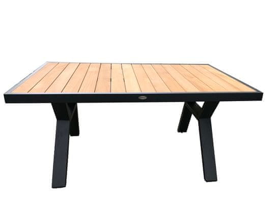 Rojaplast ROTTERDAM aluminijasta jedilna miza 138x80 cm