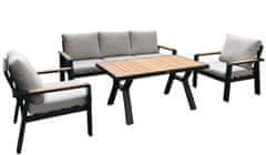 Rojaplast ROTTERDAM aluminijasta jedilna miza 138x80 cm