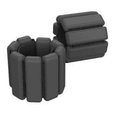 SOLFIT® Nastavljiva zapestna utež (2 pakiranja) | FITILIFT Črna