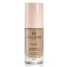 Collistar Posvetlitveni vlažilni make-up SPF 15 (Second Skin Foundation) 30 ml (Odtenek 3R Natural Rose)