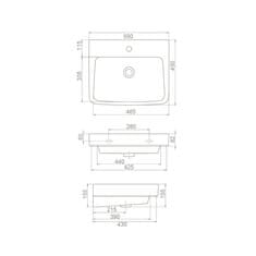 CeraStyle Umivalnik DURU 60