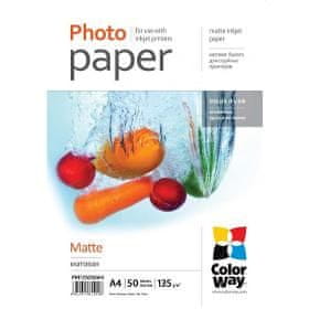 ColorWay Fotopapir mat A4 50 kosov 130g