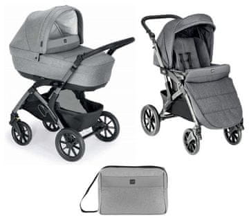 CAM Otroski vozicek 2v1 DINAMICO SMART Grey