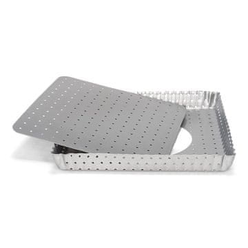 Patisse perforiran pekač za kiš z odstranljivim dnom 21 x 21 cm Silver-top P03581