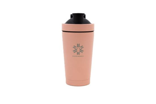 Snow monkey Termovka/flaška Shaker 0,5 rose