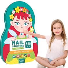 JOJOY® Otroške nalepke za nohte (520 kosov) | STICKEEZ Vile