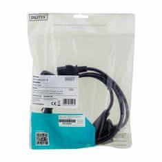 Digitus napajalni kabel 220V EURO schuko Y 2xC13 1,7m AK-440401-017-S