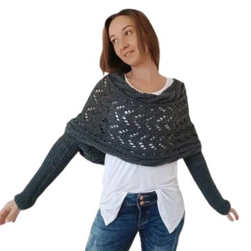 Sofistar CozyWrap pleteni šal z rakovi