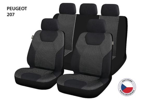 Cappa Autopotahy Perfetto GL Peugeot 207 černá/šedá