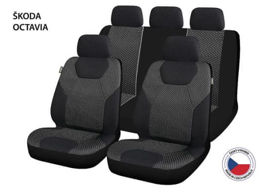 Cappa Autopotahy Perfetto GL Škoda Octavia černá/šedá