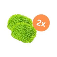 HOME & MARKER® Nadomestna krpa za CLEANFUZZ – pralna, za večkratno uporabo, učinkovito čiščenje občutljivih površin 1+1 GRATIS | FUZZMOP