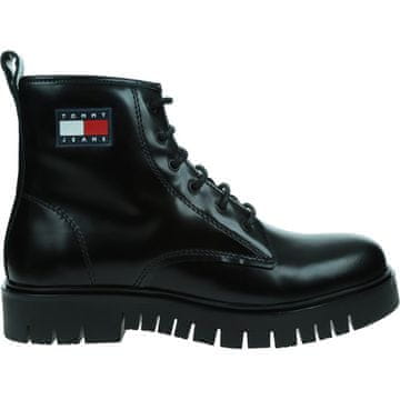 Tommy Hilfiger Vojaški škornji elegantni čevlji črna EN0EN02624BDS