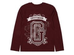 sarcia.eu Harry Potter Gryffindor Fantovska pižama z dolgimi rokavi, dvodelni komplet za dečka, bordo 9-10 lat 134/140 cm