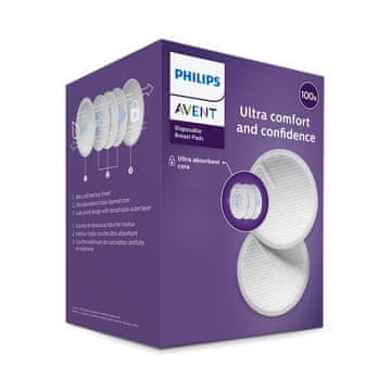 Philips Avent prsne blazinice za enkratno uporabo, 100 kosov