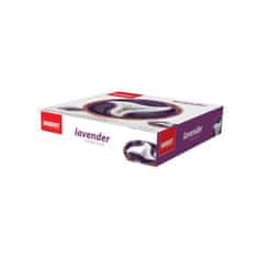 Banquet Komplet sklede, 4 kosi, d.23cm LAVENDER, v košarici, keramika/pletivo