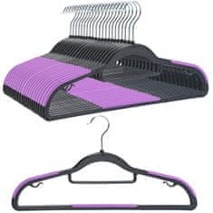 Severno Komplet nedrsečih kavljev SOFTY 20 kosov črna/vijolična