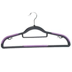 Severno Komplet nedrsečih kavljev SOFTY 20 kosov črna/vijolična