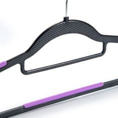 Severno Komplet nedrsečih kavljev SOFTY 20 kosov črna/vijolična