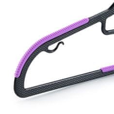 Severno Komplet nedrsečih kavljev SOFTY 20 kosov črna/vijolična