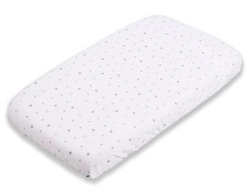 BABYMATEX Vodoodporna rjuha s potiskom - zvezde 60 x 120 x 10 cm