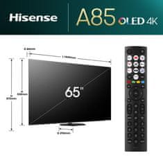 Hisense 65A85N 4K UHD OLED televizor, Smart TV
