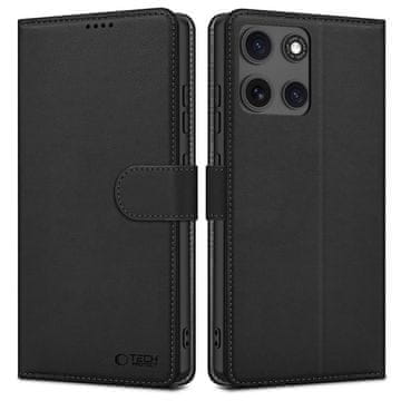Tech-protect Wallet knjižni ovitek za Motorola Moto G15 / G15 Power, črna