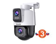 Tenda RH9-WCA - Zunanja vrtljiva kamera z dvema objektivoma IP65 Wi-Fi 6 MPx, nočna LED, zvok, zaznavanje, aplikacija CZ
