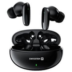 SWISSTEN Slušalke bluetooth TWS Sonic - črne