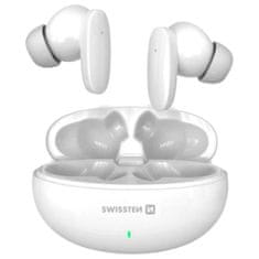 SWISSTEN Slušalke bluetooth TWS Sonic - bele