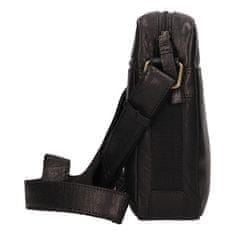 Lagen Moška usnjena crossbody torba