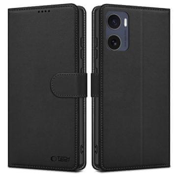 Tech-protect Wallet knjižni ovitek za Motorola Moto G05 / E15, črna