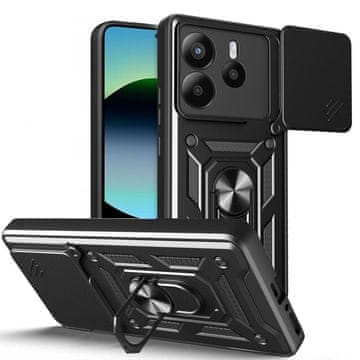 Tech-protect Camshield ovitek za Xiaomi Redmi Note 14 5G, črna