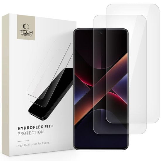 Tech-protect Hydroflex Fit 2x zaščitno steklo za Xiaomi Redmi Note 14 Pro 5G / 14 Pro Plus 5G / Poco X7 5G