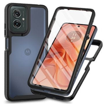 Tech-protect Defense ovitek za Motorola Moto G55 5G, črna