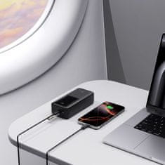 Tech-protect PB03 Power Bank 30000mAh 2x USB / USB-C / Micro USB 22.5W, črna