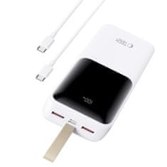 Tech-protect PB03 Power Bank 30000mAh 2x USB / USB-C / Micro USB 22.5W, belo