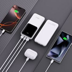 Tech-protect PB01 Power Bank 10000mAh 2x USB / USB-C 22.5W, belo