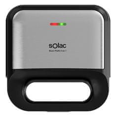 SOLAC Sendvičovač , SD5060, Buon Piatti, 3 vyměnitelné desky, nepřilnavý povrch, bezpečnostní zámek, 750 W