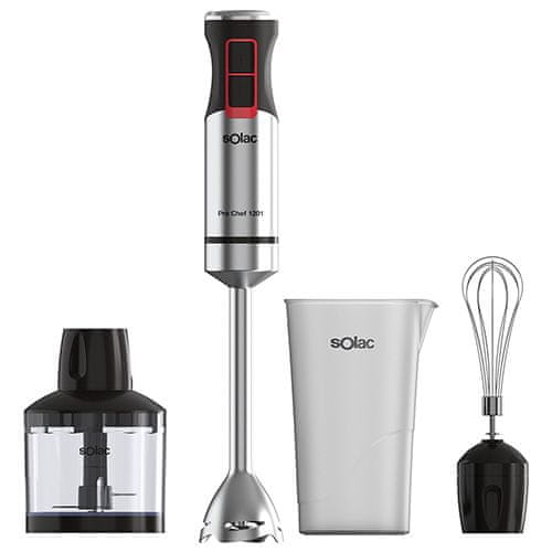 SOLAC Mixér , BA5616, Pro Chef 1201, tyčový, 4 čepele z nerezové oceli, turbo funkce, 1200 W