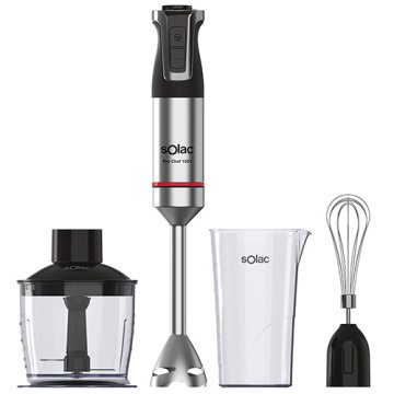 SOLAC Mixér , BA5618, Pro Chef 1501, tyčový, 4 čepele z nerezové oceli, drtič ledu, turbo funkce, 1500 W