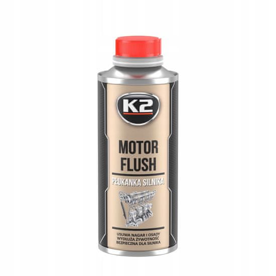 K2 K2 Motor Flush, čistilo za motor, obnavlja moč in zmanjšuje dimljenje, 250 ml