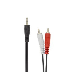 S-box AVDIO KABEL 3,5 mm moški -&gt; 2 X RCA moški, 2 m