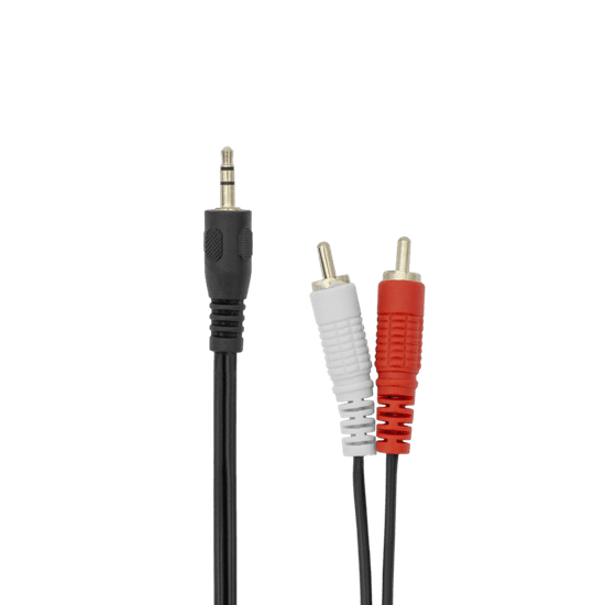 S-box AVDIO KABEL 3,5 mm moški -&gt; 2 X RCA moški, 2 m