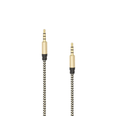 S-box AVDIO KABEL 3,5 Moški - 3,5 mm Moški 1,5 m Zlat